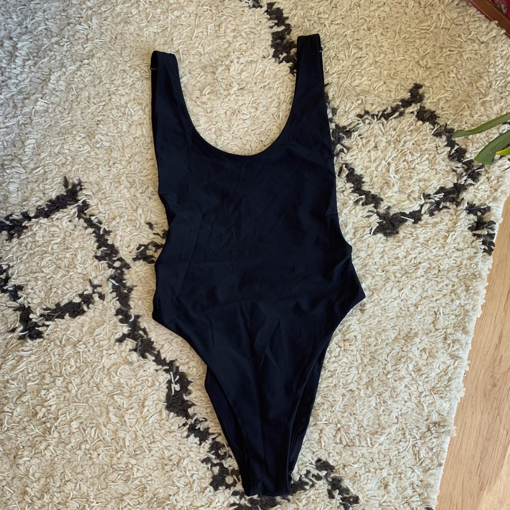 Aerie Cheeky & Backless One Piece Swimsuit